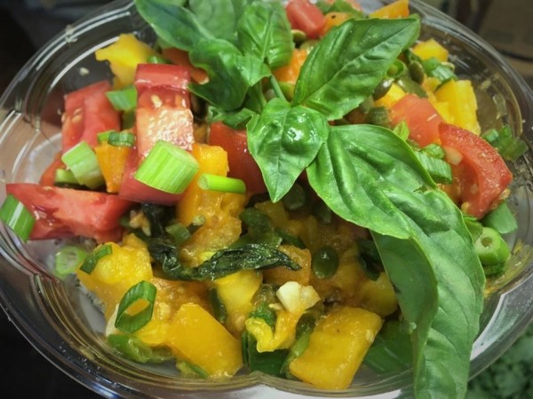 Quinoa Salad with Fire Roasted Tomato Jam